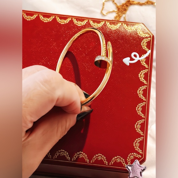 CARTIER JUSTE UN CLOU BRACELET W DIAMOND - Picture 5 of 8